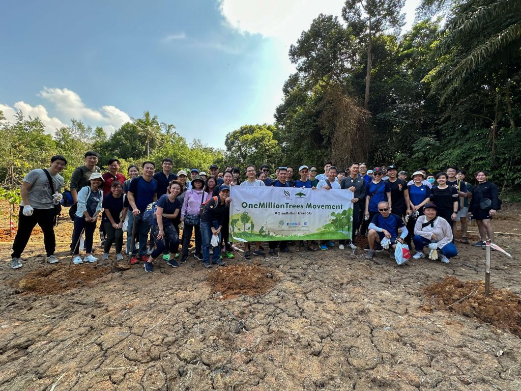The SeaTown team came together to participate in the One Million Trees ...